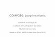 COMP250: Loop invariants