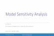 Model Sensitivity Analysis