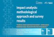Impact analysis: methodological approach and survey results
