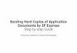 Sending Hard Copies of Application Documents by SF Express 