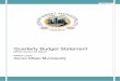 Quarterly Budget Statement - Govan Mbeki Local Municipality