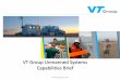 VT Group Unmanned Systems Capabilities Brief