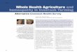 Whole Health Agriculture and homeopathy in livestock farming