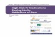 High-Risk IV Medications Dosing Limits Guidelines of Care