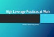 High Leverage Practices - HDI