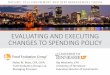 Evaluating and Executing Changes to Spending Policy (2.3.15)