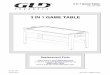 3 IN 1 GAME TABLE - Academy Sports