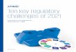 Ten key regulatory challenges of 2019