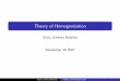Theory of Homogenization - Colgate University