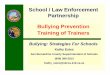 School / Law Enforcement Partnership Bullying Prevention 
