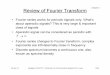 Lecture 3 Review of Fourier Transform - site.uottawa.ca