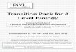 Transition Pack for A Level Biology - thenobelschool.org