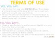 TERMS OF USE - Mrs. D's Corner