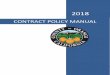 CONTRACT POLICY MANUAL - OC Public Works