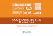 ACL’s Data Quality Guidance