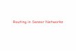 Routing in Sensor Networks - SJTU