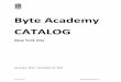 Byte Academy CATALOG