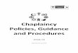 Chaplaincy Policies Procedures and Guidance 2018-19