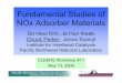 Fundamental Studies of NOx Adsorber Materials