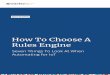 How To Choose A Rules Engine