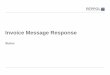Invoice Message Response
