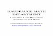 Common Core Math Resource Booklet for Parents - Hauppauge