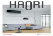 Haori, the air conditioner that respects your ... - Toshiba