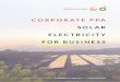 CORPORATE PPA SOLAR ELECTRICITY FOR BUSINESS