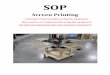 SOP Screen Printing