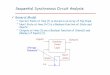 Sequential Synchronous Circuit Analysis