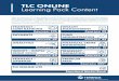 TLC ONLINE Learning Pack Content - Temenos