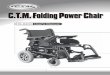 C.T.M. Folding Power Chair