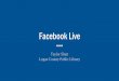 Facebook Live - kdla.ky.gov