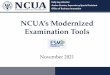 NCUA’s Modernized Examination Tools