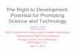 The Right to Development: Potential for Promoting Science 