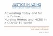 Advocating Around Nursing Homes & HCBS During COVID-19