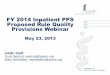 Quality Programs in the FY 2014 IPPS Proposed Rule - AAMC