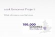 100K Genomes Project Aug 2017 | NHS Networks