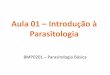 Aula 01 – Introdução à Parasitologia