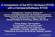 A Comparison of the RTU Hardware RTOS with a Hardware 
