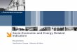 Socio-Economic and Energy Related Indicators