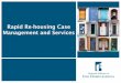 Rapid Re-housing Case Management and Services