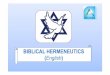 Presentation - Biblical Hermeneutics (English)