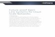 Future-proof Open Line Systems for Cloud Scale Networks 