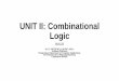 UNIT II: Combinational Logic - gacbe.ac.in
