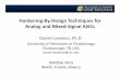 Hardening By Design Techniques for and Mixed Signal ASICs