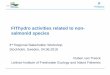 FIThydro activities related to non- salmonid species