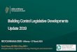 Building Control Legislative Developments Update 2019