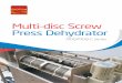 Multi-disc Screw Press Dehydrator