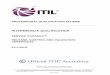 Release, Control and Validation (RCV) Syllabus - ITIL